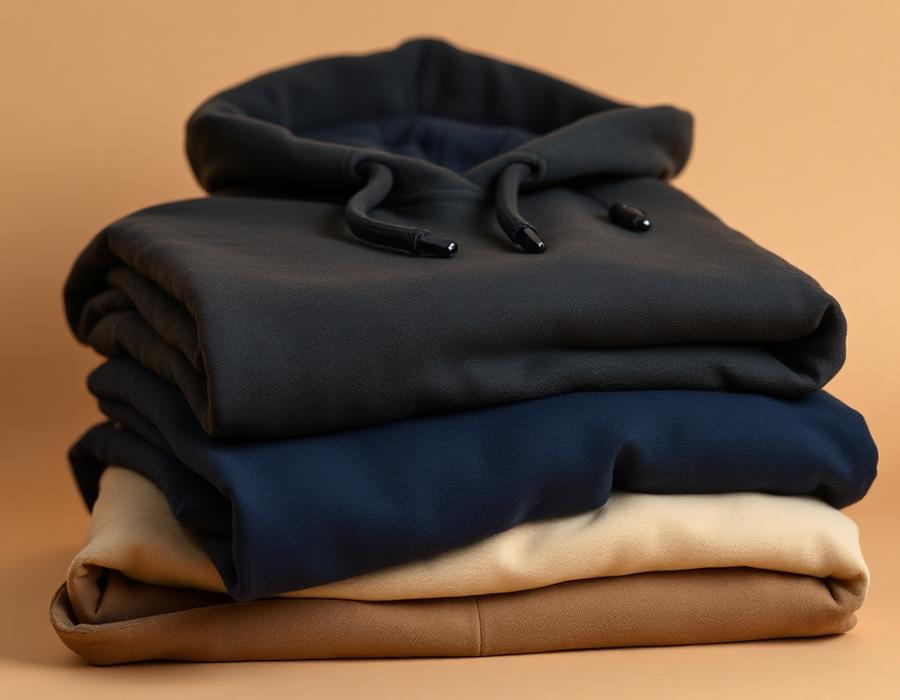 Hoodies — knitted garments sourced from Pakistan