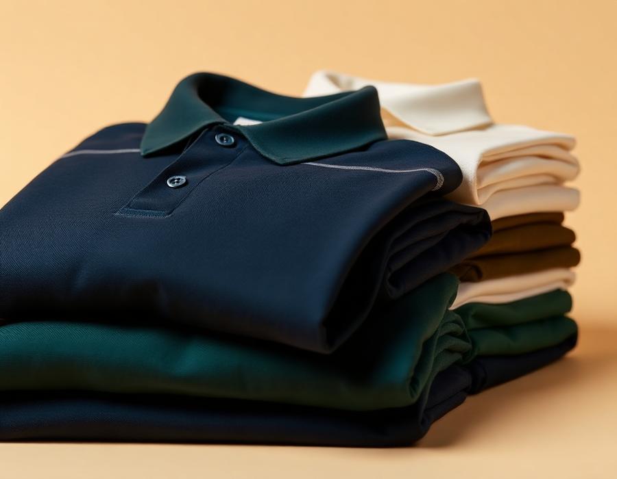 Polo shirts — knitted garments sourced from Pakistan